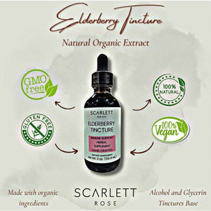 Organic Elderberry Tincture Alcoh*l Based (SOLD OUT)